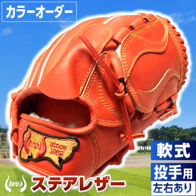 ふるさと納税 三宅町 軟式投手用グローブ(カラーオーダー)【吉川清商店　bro's】