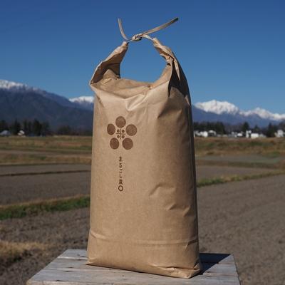 ふるさと納税 池田町 栽培期間中農薬・化学肥料不使用　はぜ掛け(天日干し)コシヒカリ　玄米 10kg