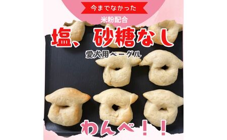 愛犬用無添加ベーグル【わんべ！】10個セット 犬用 猫用 ペット 自家製 手作り 無添加 パン ベーグル おやつ 犬 猫