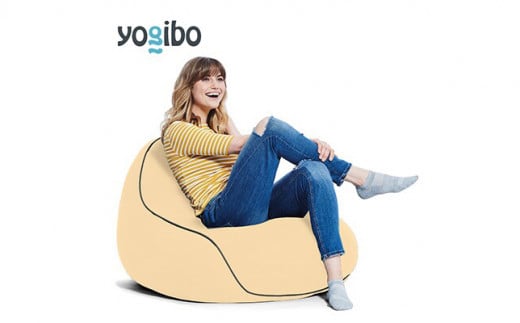 【クリームホワイト】39-I-5　Yogibo Lounger (ヨギボー ラウンジャー)※離島への配送不可