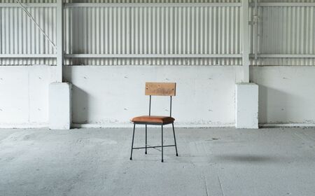SK CHAIR -本革- ブラウン 椅子