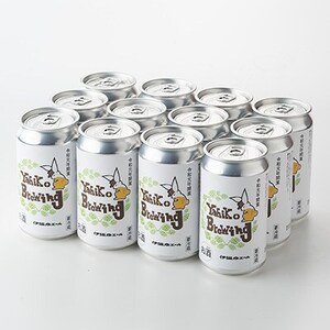 弥彦ブリューイング　クラフトビール(発泡酒)　伊彌彦エール(缶・無濾過生)355ml　12本セット【配送不可地域：離島】【1486079】