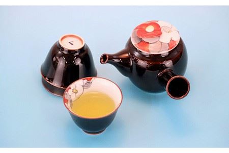 【波佐見焼】花絵蒔（はなえまき）急須 茶器セット ティーポット 湯飲み  食器 皿 【仙右エ門陶房】 [ZD16] 波佐見焼