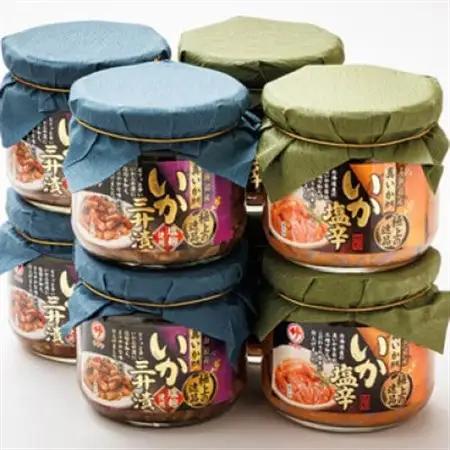 北海道産のいかを使用した「極上の逸品」シリーズ2種類270g×4コ_塩辛セット 塩辛 いかの塩辛 烏賊 いか イカ セット 冷凍 小分け 調理済み 一人暮らし セット おかず 冷凍 定期便 魚介類 海