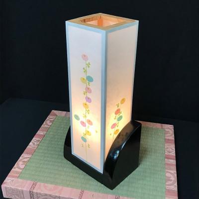 ふるさと納税 泉佐野市 正絹着物生地で作ったおしゃれな行灯 万寿菊 あんどん あかり 夢あかり 030D099