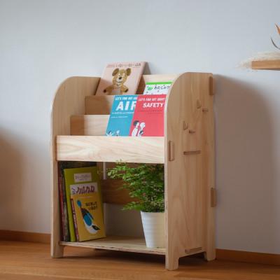 ふるさと納税 羽咋市 ブックシェルフ(無塗装)　国産ヒノキ　こども　MDF |  | 01