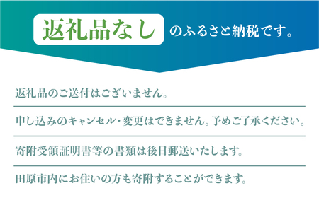 《返礼品なし》愛知県田原市への寄付 1,000,000円分 応援寄附金 応援 選べる 金額 使い道 愛知県 田原市 渥美半島