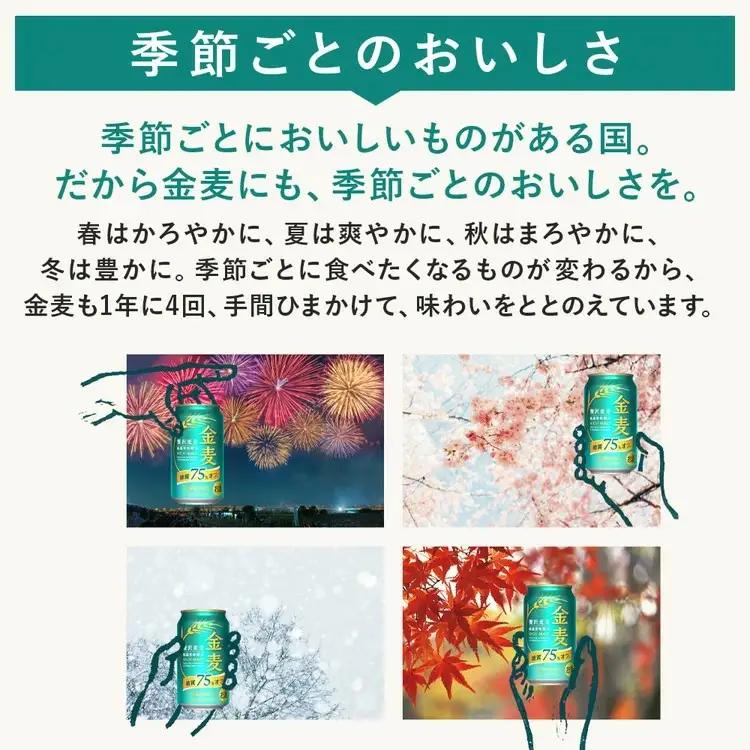 【2か月定期便】 サントリー　金麦糖質75％オフ（350ml×24本）（萩原酒店）
