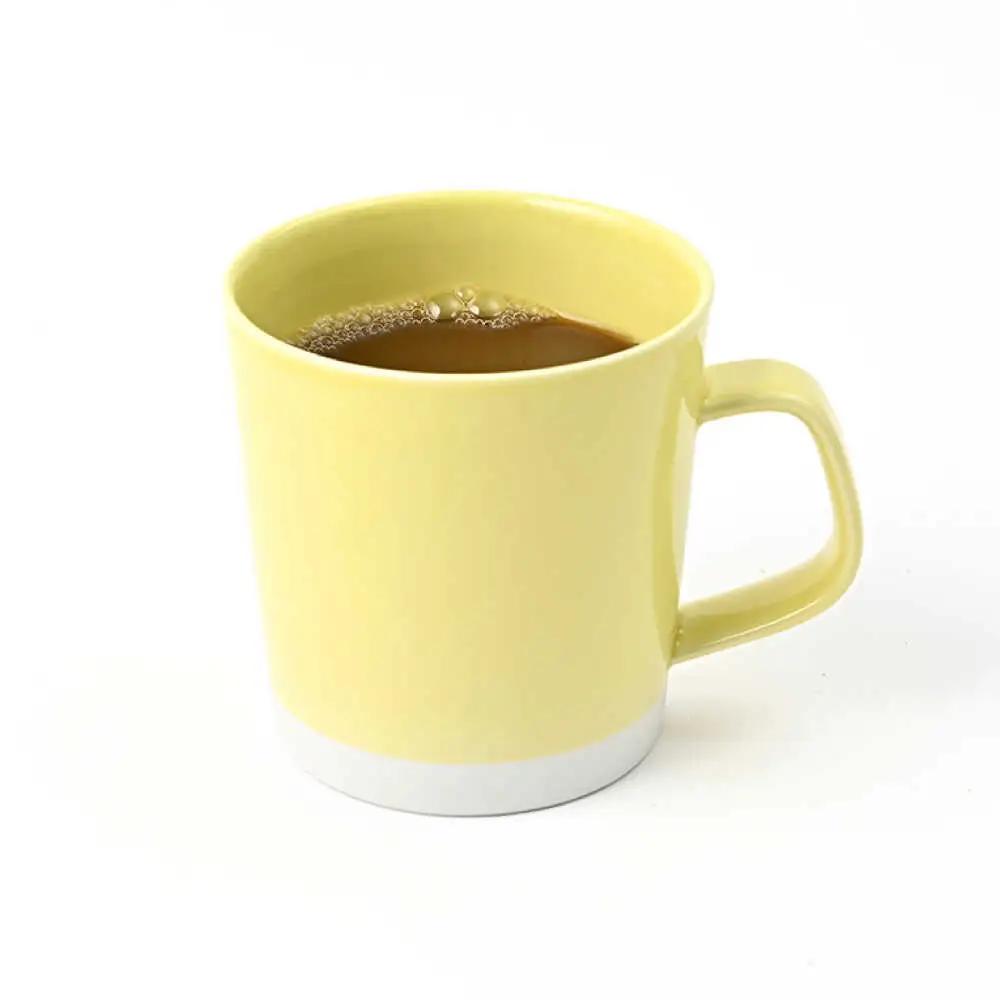【波佐見焼】 Pasty（パスティー）　マグカップ　パステルイエロー　ペア　2個セット【福田陶器店】[PA409]