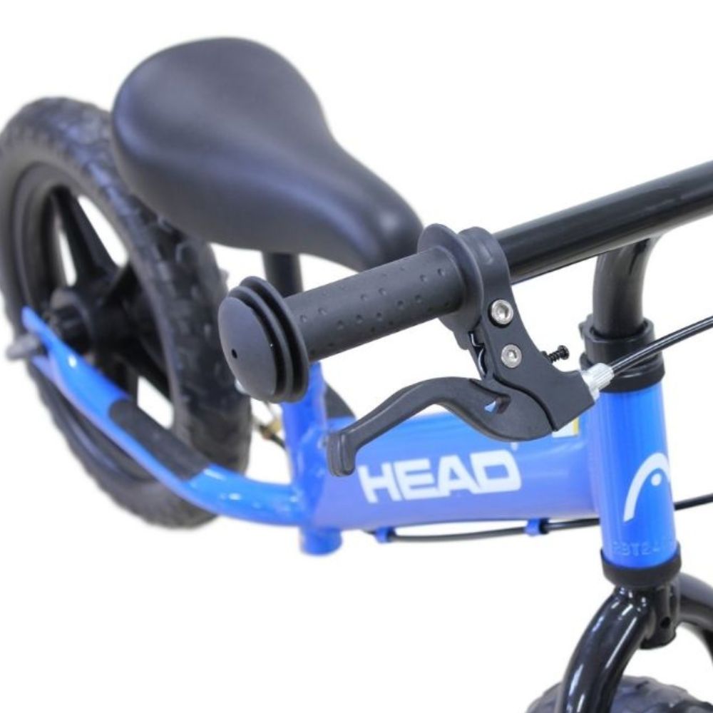 キックバイク HEAD バランスバイク【ブルー】80～100cm 2～5歳 空気入れ不要 EVAタイヤ ブレーキ付き スタンド付き トレーニング 12インチ 子供用自転車　武田産業_イメージ3