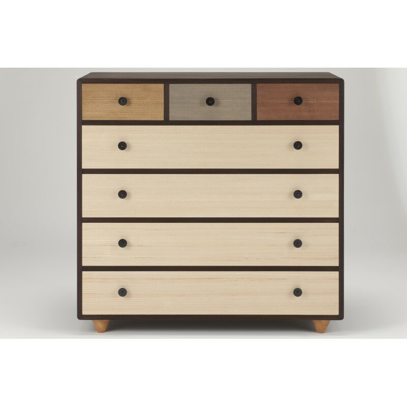 【ふるさと納税】家具 桐チェスト ココナッツ(43プラス) 収納 チェスト こげ茶色 桐 たんす 新潟 田上町