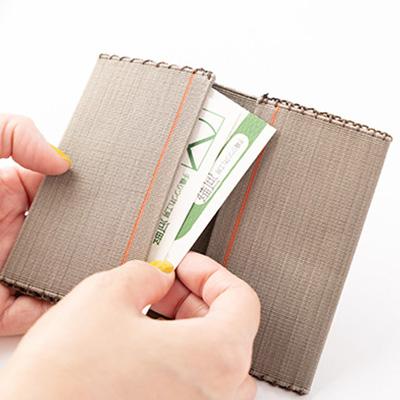 ふるさと納税 大山崎町 「手織りつづれ」カードケース(緑茶染め) |  | 01