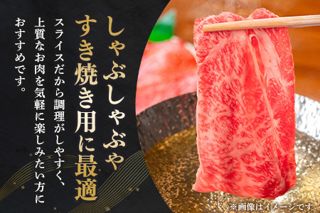 【数量限定】佐賀牛 特選 ローススライス 500g【佐賀牛 霜降り肉 ロース肉 牛肉 濃厚 サシ すき焼き しゃぶしゃぶ やわらか 美味しい ブランド牛】A6-F030051