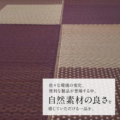 ふるさと納税 八代市 い草を使って織り上げたラグ『DXモーニング』191cm×250cm:ベージュ_022-6489 |  | 01