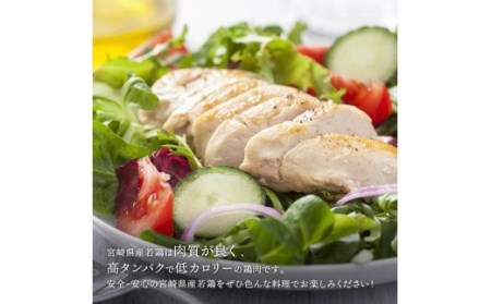 鶏肉 宮崎県産若鶏むね肉約6kg【1枚ずつ小分け】 ヘルシー 鶏肉