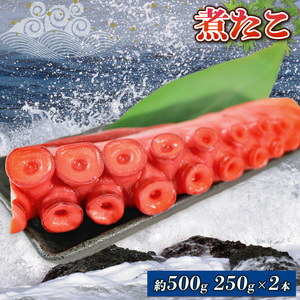 煮たこ 2本 約500g 冷凍 たこ
