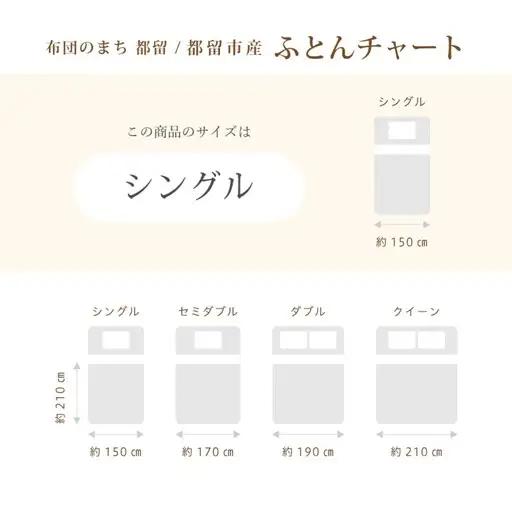 kokiku シングル 羽毛布団【二枚合わせ】ハンガリーマザーホワイトグース ダウン95％　羽毛　ダウン　ダウン布団　ダウンふとん　
