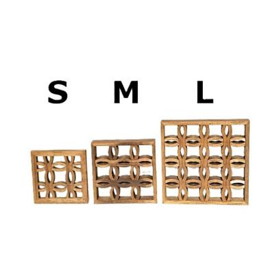 ふるさと納税 加茂市 組子コースター_ L |  | 02