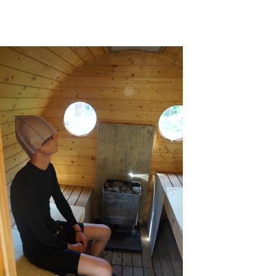 ふるさと納税 南砺市 【富山県南砺市発】高機能サウナハット「のぼせシラズ」カラー:ベージュ |  | 03