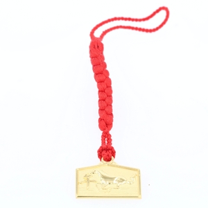 [K18] 干支絵馬根付 (12種) (柄：午)