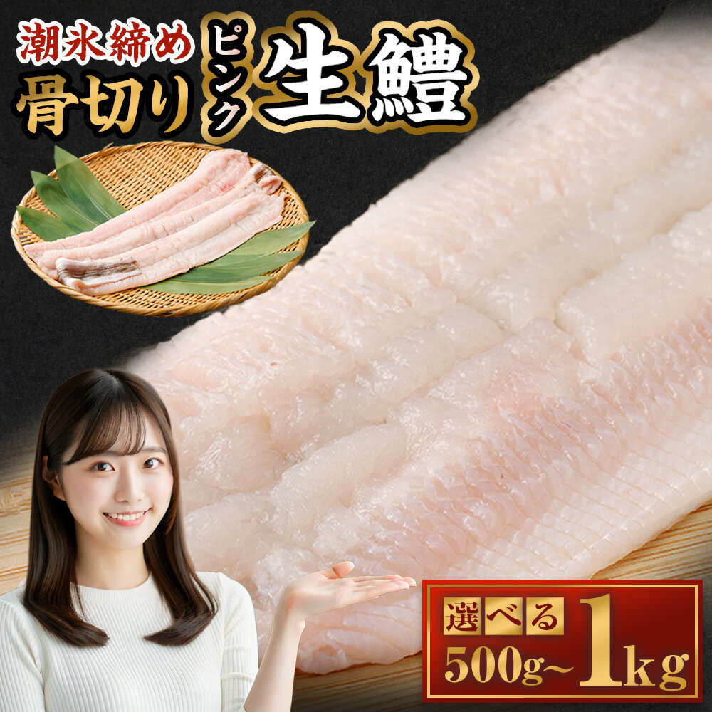 【ふるさと納税】＜選べる内容量＞のぞみ水産 潮氷締め（野〆） 骨切り ピンク生鱧 約500g 約700g 約1kg はも 鱧 寒ハモ 骨切はも 潮氷締め 鱧すき鍋 はも鍋 天ぷら から揚げ 魚介類 水産物 海産物 冷蔵 大阪府 阪南市 送料無料 【2025年12月上旬～2026年2月上旬発送予定】