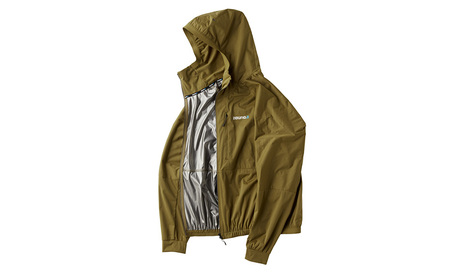 zauna suit / ザウナスーツ　KHAKI　カーキ　着るサウナ ファッション デトックスウェア Ag素材 保温性 セットアップ 静音性 軽量性  XS