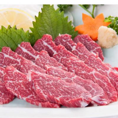 ふるさと納税 宇土市 【毎月定期便】【熊本　と畜】馬刺し 貝の身(カイノミ)約300g(宇土市)全3回