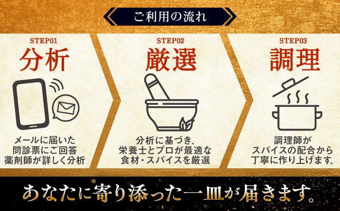 完全オーダーメイド『薬膳カレー』200g×4食 薬膳カレー カレー オーダーメイド 薬膳 食品 沖縄市
