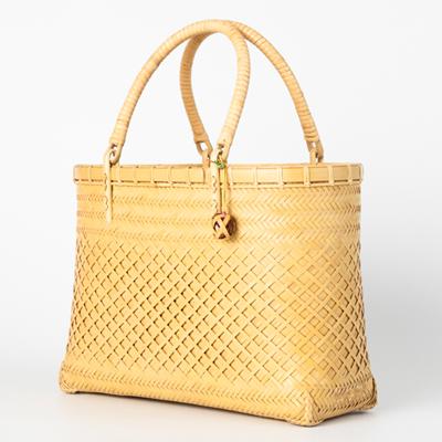 ふるさと納税 美里町 美里町産　竹雅のバンブーバスケット |  | 01