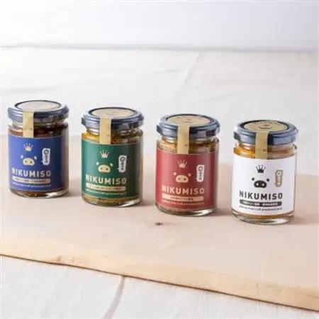 【群馬県産】ご飯が止まらない!堀越ファームのNIKUMISOセット(4種類)_惣菜・加工品 肉 缶詰・瓶詰 _【1519821】
