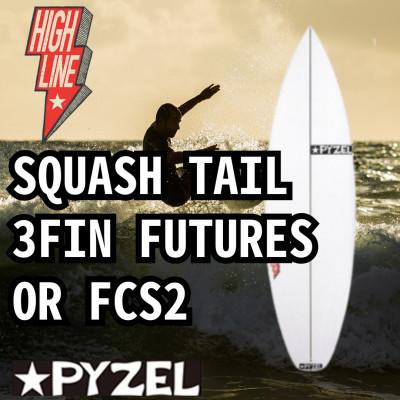 ふるさと納税 藤沢市 サーフボード【HIGHLINE SQUASH TAIL 3FIN FUTURES or FCS2】