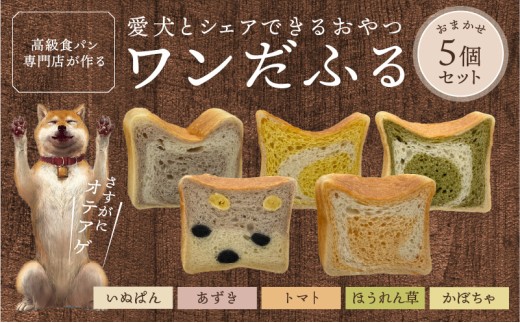 愛犬とシェアできるおやつ「ワンだふる」おまかせ5個セット