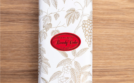 老舗洋菓子店で大人気の大人味わいブランデーケーキ1本（プレーン） F23R-623