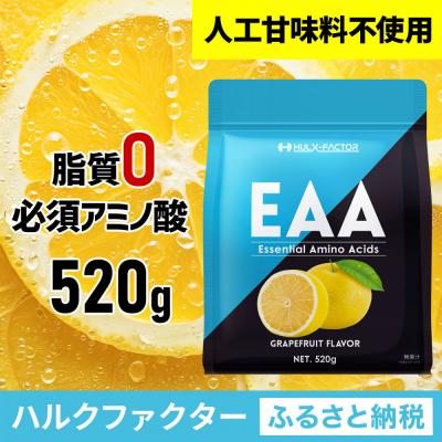 ふるさと納税 名古屋市 ハルクファクター EAA グレープフルーツ風味 人工甘味料不使用 520g