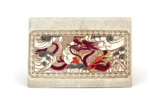 ケース パーソナルホルダー 龍 ワイン 文庫屋大関 ポーチ 通帳ケース 通帳入れ カードケース パスケース パスポートケース パスポート入れ カード パスポート 通帳 収納 収納ポーチ 保管ケース 本革 革 皮革 工芸品 工芸 雑貨 和柄 和 日本製 東京 [№5619-1647]