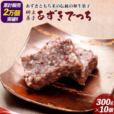 ふるさと納税 東成瀬村 郷土菓子 あずきでっち 300g×10個 和菓子|07_tky-041001