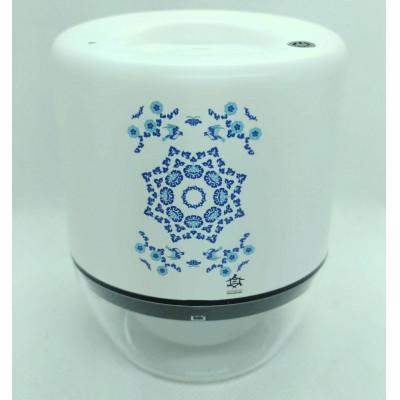 ふるさと納税 王寺町 アルコール除菌ディスペンサー、リキッドジェットミニ(天平文様デザイン花鳥文)