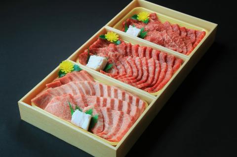 【幻の神戸ビーフ】黒田庄和牛 焼肉３種食べ比べセット 1.2kg  60-1
