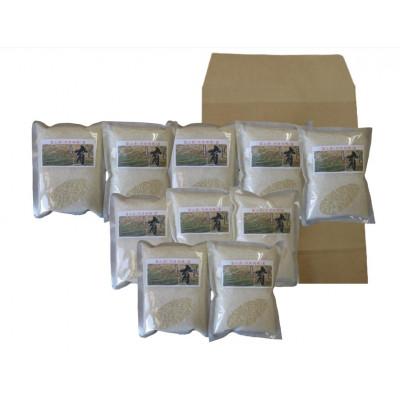 ふるさと納税 南砺市 【令和7年産】使いきりパック 富山県産こしひかり　育(はぐくみ)白米300g(2合)×10袋セット |  | 01