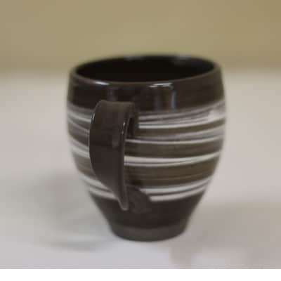 刷毛目赤土マグカップ