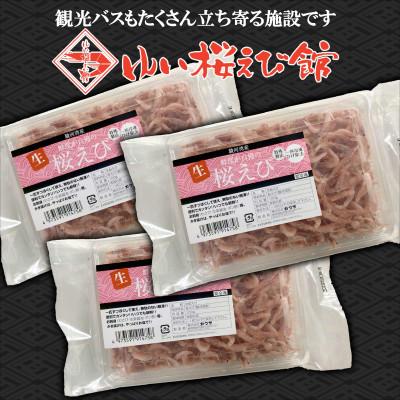 ふるさと納税 静岡市 静岡の海鮮・海産物(魚介類)　駿河湾の海の幸　生桜えび×3　セット
