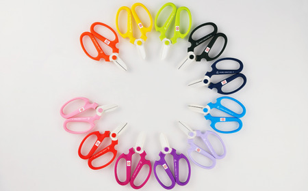 生花はさみ ハンドクリエーションF170黒刃 ライムグリーン 花ハサミ 園芸ハサミ 生花用 園芸用品 ガーデニング用品 [坂源] 【011S130】