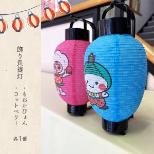 飾り長提灯 もおかぴょん&コットベリーセット