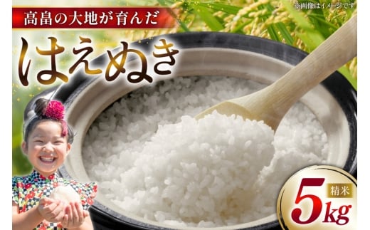 令和7年産 慣行栽培 はえぬき 5kg [石川重蔵商店 山形県 高畠町 tk06bcz280000] 精米 白米 米 お米 ブランド米 ごはん ご飯