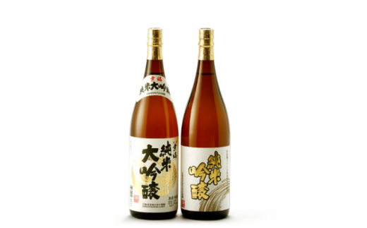 花酔酒造　純米大吟醸・純米吟醸セット(1,800ml×2本)【1203301】