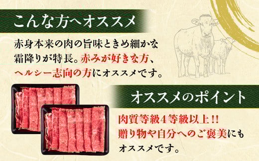 【令和7年10月配送】数量限定 宮崎牛 モモスライス 計500g 牛肉 赤身 国産 すき焼き しゃぶしゃぶ 牛丼 焼肉 BBQ バーベキュー 鉄板焼き 人気 おすすめ 高級 ギフト プレゼント 贈り物