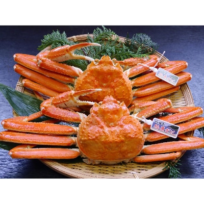 浜坂産タグ付き茹で松葉かに(2〜3枚入　約1.8〜2.0kg)【配送不可地域：離島】【1246545】