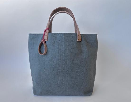 
                  手染め帆布トートバッグ　からふるS〈錫色〉
                