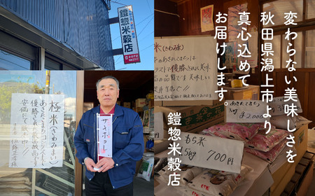 令和5年産　潟上市産あきたこまち（精米）10kg（5kg×2）【鐙惣米穀店】