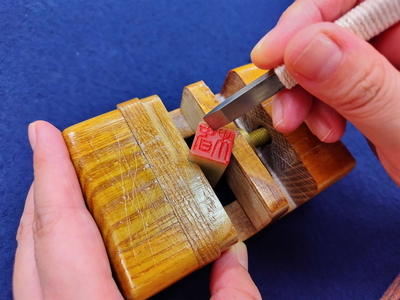 篆刻体験（2名様）＋篆刻美術館マスコットキャラクター刻狸グッズ | 篆刻 美術館 体験 はんこ 印章 判子 ハンコ 自作 手作り 茨城県 古河市 ハンドメイド キャラクター マスコット こくり コクリ